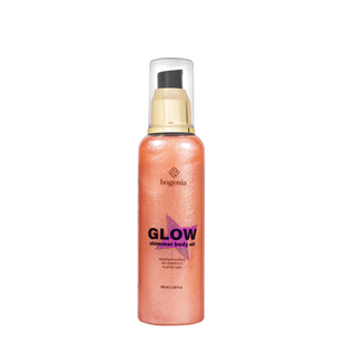 Олія для тіла з шимером зволожуюча пафрумована Bogenia Glow Shimmer Body Oil BG424, 100 мл BG424 фото