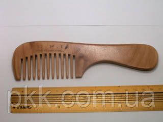 Гребень для волос деревянный с ручкой Q.P.I. Professional 18 см DG-0028 DG-0028 фото
