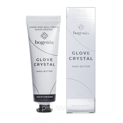 Крем для рук та нігтів зволожуючий Bogenia Glove Crystal з олією ши 30 мл BG401(02) фото