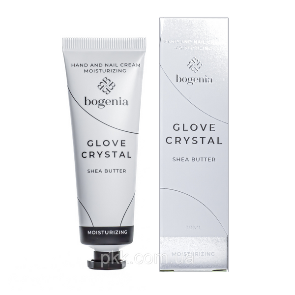 Крем для рук и ногтей увлажняющий Bogenia Glove Crystal с маслом ши 30 мл BG401(02) фото