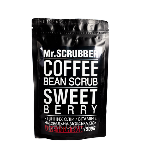 Кофейный скраб для тела Mr Scrubber Sweet Berry Scrub с экстрактом ягод 200 гр Mr 0001 фото