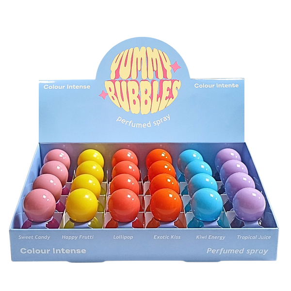 Набір парфумований спрей для дітей Colour Intense Yummy Bubbles 24 шт