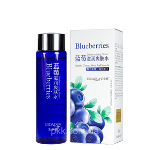 Тонер зволожувальний для обличчя з екстрактом чорниці Bioaqua Blueberries Moisturizing Toner 120 мл