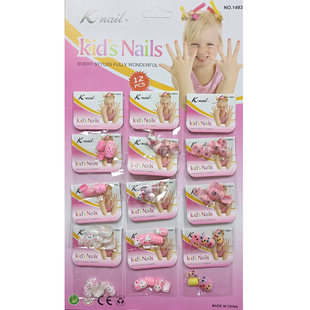 Нігті накладні дитячі з малюнками K&middot;Nail Pretty Nails No 03 14933 фото