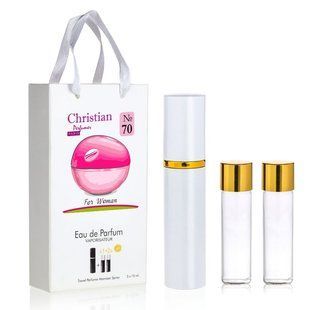 Парфуми з атомайзером у подарунковій упаковці 3 шт. по 12 мл Christian "Feminin" № 070 K-155-070 фото