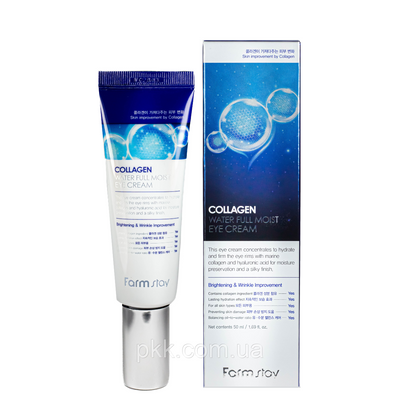 Крем для шкіри навколо очей з колагеном FarmStay Collagen Water Full Moist Eye Cream FS 6762 фото