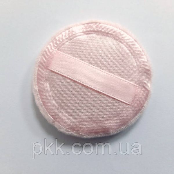 Спонж для макияжа велюровый для нанесения пудры Beauty LUXURY SP-03 Белый Розовый SP-03 фото
