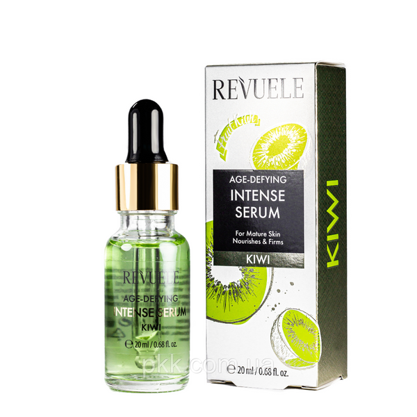 Сироватка для обличчя антивікова Revauele Age-Defying Intense Serum з екстрактом ківі 20 мл 5060565104211 фото