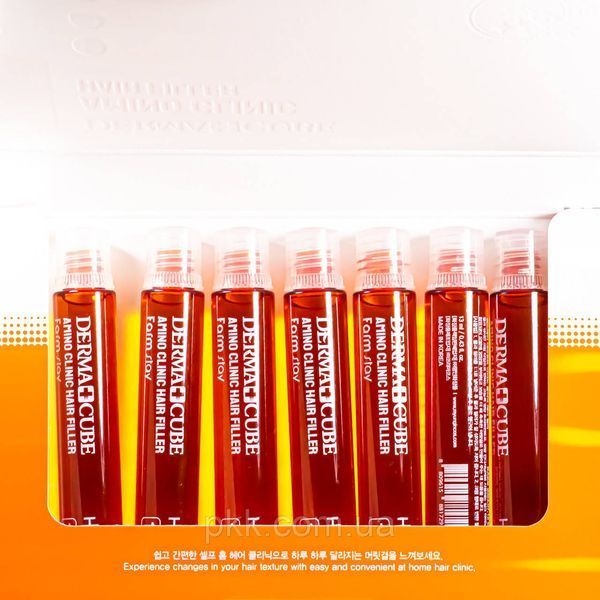 Філер для волосся FarmStay Derma Cube Amino Clinic відновлюючий 13 мл FS 4789 фото