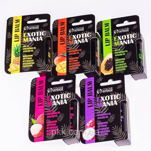 Бальзам для губ Colour Intense Exotic Mania зволожуючий SPF15 № 02 Mango juice з ароматом манго CI 4281 фото