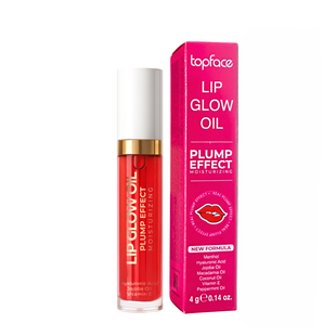 Олія для збільшення об'єму губ TopFace Lip Glow Oil Plump Effect, 4 г (PT216), 01 Cherry Pop Вишневый аромат PT216 фото