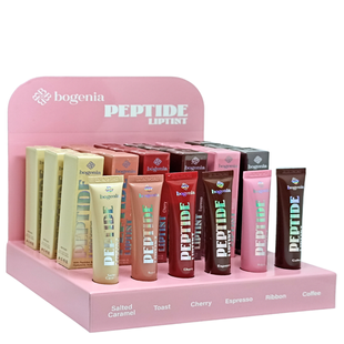 Набор бальзамов для губ Bogenia BG713 Peptide Lip Tint 18+6 шт с подставкой BG713S фото