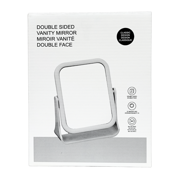 Зеркало косметическое настольное двустороннее Beauty LUXURY (M-04) M-04 фото