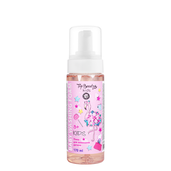 Детская пенка для умывания лица Top Beauty Baby Washing Foam 3+, 170 мл TB-8315 фото