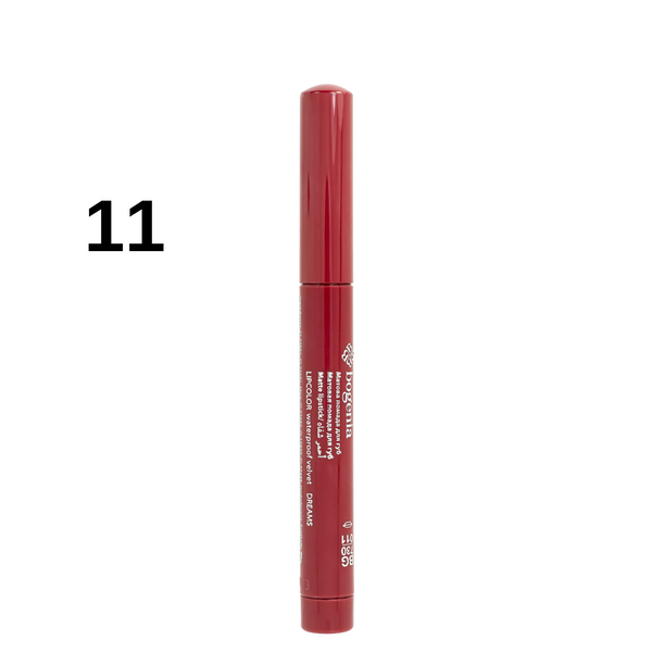 Помада-карандаш для губ водостойкая Bogenia Velvet Waterproof Matte, 011 Dreams Бежево-вишневая BG730 фото