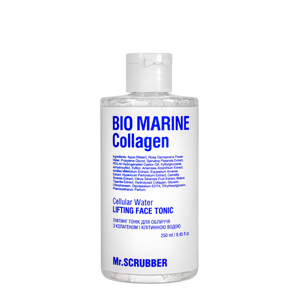Лифтинг тоник для лица Mr. Scrubber Bio Marine Collagen с коллагеном и клеточной водой 250 мл