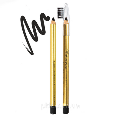 Олівець для брів Romance Eyebrow pencil CH-3 Black Чорний RC СН-3 фото