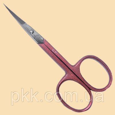 Ножиці для видалення кутикули QPI Professional червоні 10 см МН-203 фото