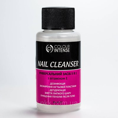 Універсальний засіб для знежирення нігтів Colour Intense Nail Cleanser 5 в 1 50 мл CI NPC фото