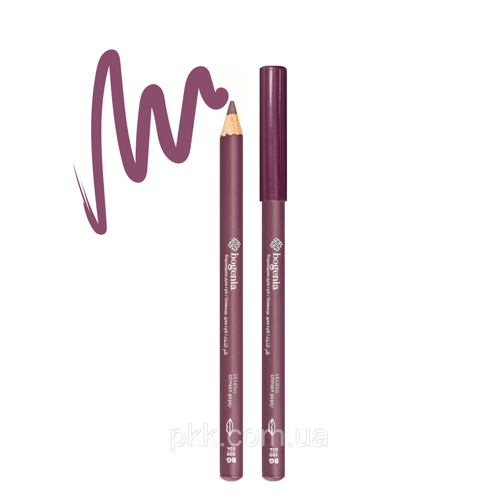 Олівець для губ Bogenia BG500 Lip Liner № 024 Vivid Flash BG500 фото
