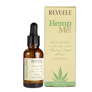 Сироватка для обличчя Revuele Hemp Me Face Serum With Hemp Seed з конопляною олією 30 мл 5060565101210 фото