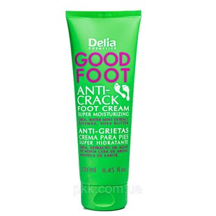 Крем для ніг від тріщин на п'ятах Delia Cosmetics Good Foot 250 мл 3096 DC фото