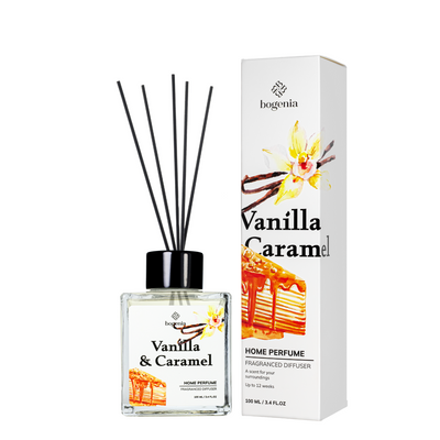 Аромадиффузор для дома Bogenia Vanilla & Caramel парфюмированный BG360.003, 100 мл