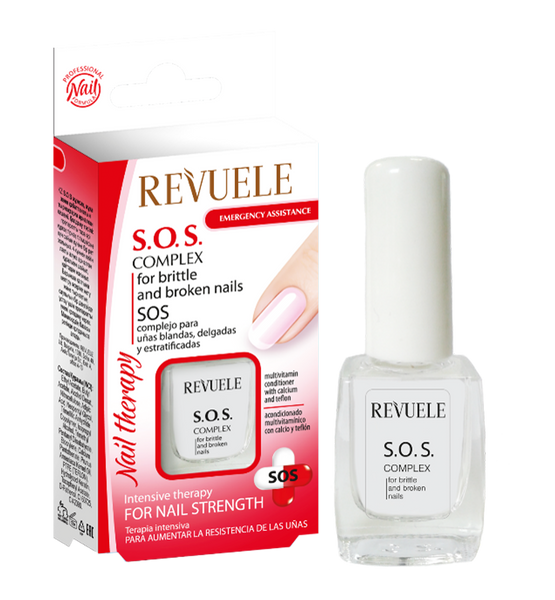 SOS-комплекс для ломких и неровных ногтей Revuele Nail Therapy, 10 мл 3800225900911 фото