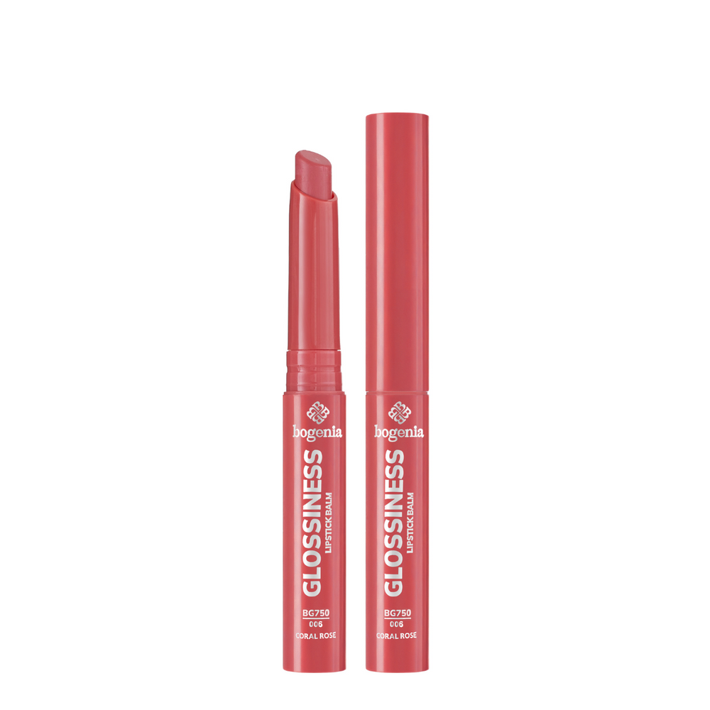 Помада-бальзам для губ Bogenia Glossiness Lipstick Balm (BG750), 06 Coral Rose Коралловая BG750 фото