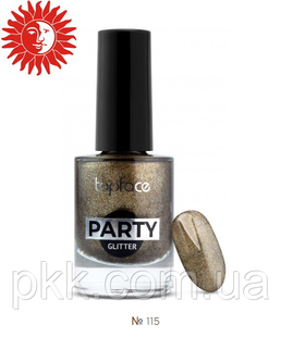 Лак для нігтів TopFace Party Glitter 9 ml РТ106 № 115 PT106 фото