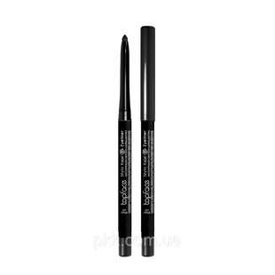 Водостійкий механічний олівець-каял для очей TopFace Stylo Kajal Eyeliner РТ617 № 001 Чорний PT617 фото