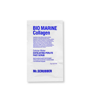 Скраб для лица Mr. Scrubber Bio Marine Collagen перлитовый с коллагеном и клеточной водой 5 г