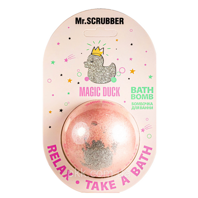 Бомбочка для ванни Mr Scrubber Magic Duck 200 гр Mr 0513 фото