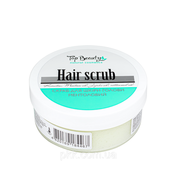 Скраб для кожи головы Top Beauty Menthol Hair Scrub с ментолом 250 мл TB-7851 фото