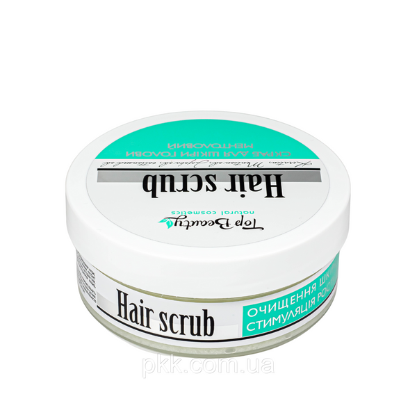 Скраб для кожи головы Top Beauty Menthol Hair Scrub с ментолом 250 мл TB-7851 фото