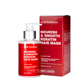 Питательная маска с кератином активными кислотами и кератином Keratin Hair Mask Hollyskin Acid Solution 200 мл 0282h фото