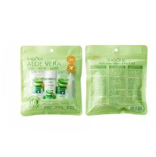 Набор косметики для лица Sadoer Aloe Vera 3 в 1 дорожный SD51554 фото