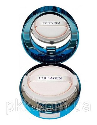 Тональний крем кушон для обличчя Enough Collagen Aqua Air Cushion з колагеном № 13, бежевий EN 4479 фото