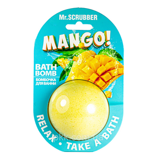 Бомбочка для ванни Mr Scrubber Mango з ароматом манго 200 гр Mr 0507 фото