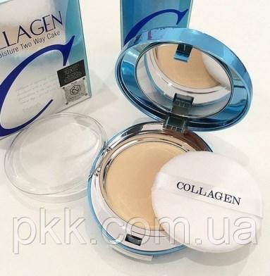 Тональний крем кушон для обличчя Enough Collagen Aqua Air Cushion з колагеном № 13, бежевий EN 4479 фото