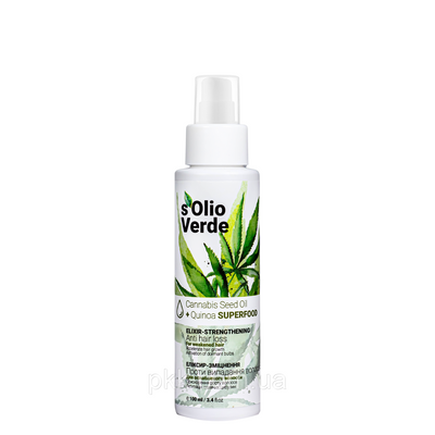 Еліксир проти випадіння волосся S'Olio Verde Cannabis Seed Oil для ослабленого волосся 100 мл SV 7586 фото