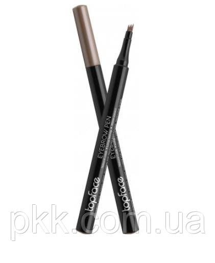 Маркер для брів TopFace Eyebrow Pen з ефектом мікроблейдінга PT616 № 001 Світло-коричневий PT616 фото