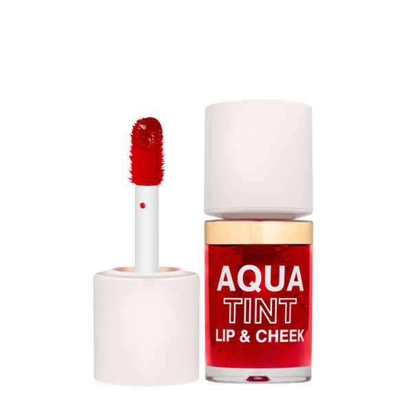 Рідка помада тинт для губ та щік topface Aqua Tint Lip & Cheek на водній основі 10 мл (РТ215), 02 Strawberry Jam Червоний PT215 фото