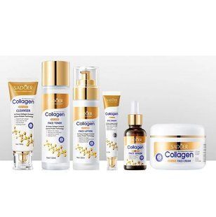 Подарочный набор антивозрастной косметики для лица Sadoer Collagen 6 в 1 с коллагеном SD51929 фото
