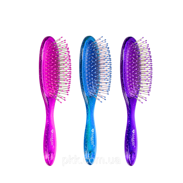 Щітка для волосся масажна Salon Professional Синя 6804 A SL фото