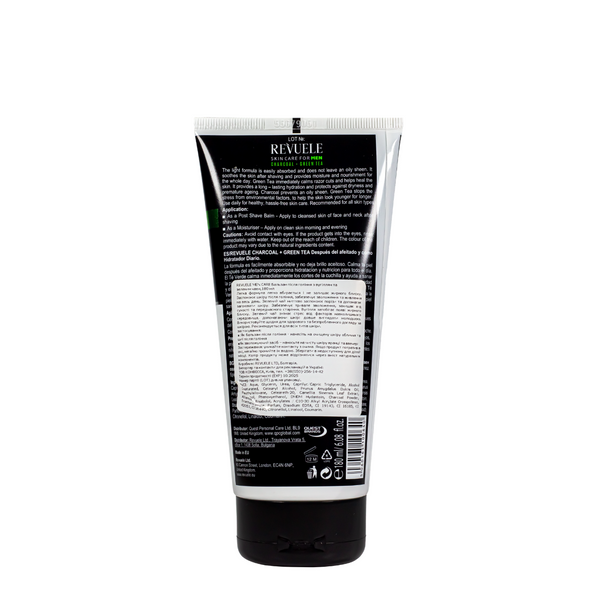 Бальзам після гоління Revuele Men Care Charcoal & Green Tea зволожуючий 180мл 5060565100640 фото