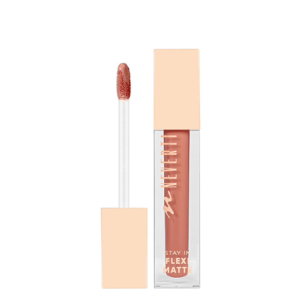 Помада для губ матовая водостойкая Neverti Matte Liquid Lipstick NP801, 001 Oh la la Светлая бежевая NP801 фото