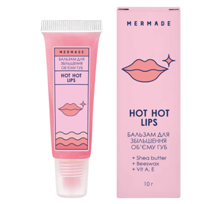 Бальзам для збільшення об'єму губ Mermade Hot Hot Lips 10 мл MRL0011 фото