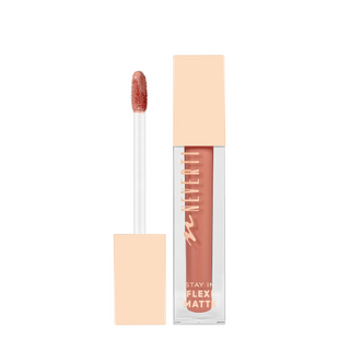 Помада для губ матова водостійка Neverti Matte Liquid Lipstick NP801, 001 Oh la la Світла бежева NP801 фото