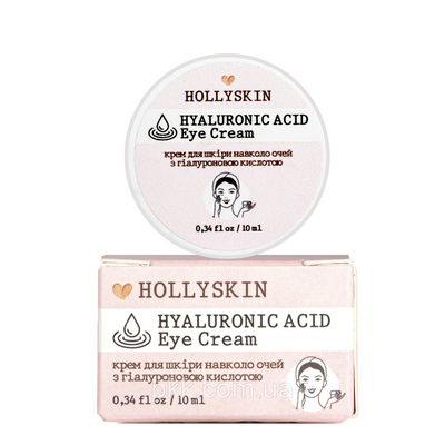 Крем для шкіри навколо очей Hollyskin Hyaluronic Acid з гіалуроновою кислотою 10 мл 0220h 0220h фото
